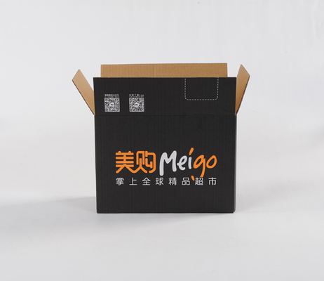 Κουτί περιέκτη από κυματοειδή χαρτί και χαρτόνι για φιλικές προς το περιβάλλον συσκευασίες