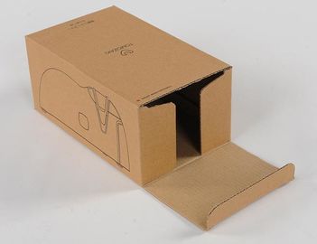 Καφετιά κιβώτια βιο διασπάσιμο Eco αποθήκευσης χαρτοκιβωτίων εγγράφου τεχνών φιλικό