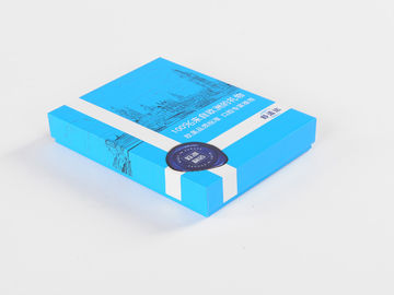 Μπλε μικρά χαρτονιού δώρων κιβωτίων κιβώτια Mailer ηλεκτρονικού εμπορίου συσκευάζοντας στέλνοντας
