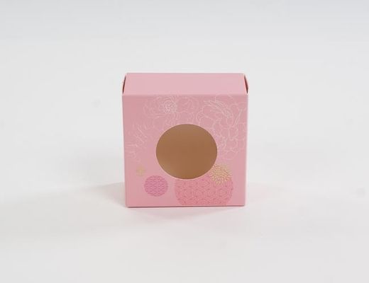 Ρόδινη ελεφαντόδοντου χαρτονιού αντίθετη επίδειξης συσκευασία δώρων στάσεων καλλυντική